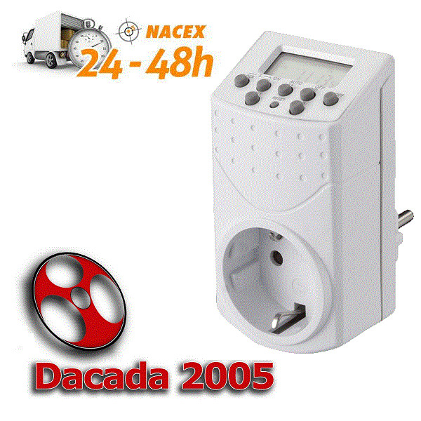 Temporizador eléctrico digital 16A 220V Programador Envio España 48h