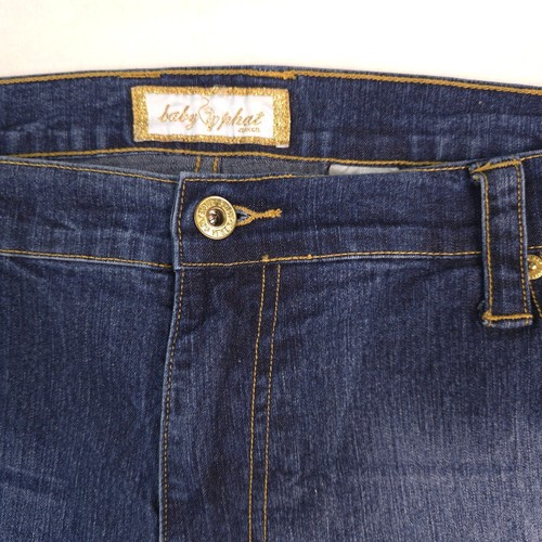 Baby Phat Wide Leg Capri Damen Denim Blau Jeans Größe 20 (Maße 40x25) - Bild 6 von 18