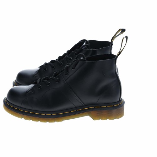 Combat Boots Black Leather Women's 9L 