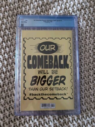 Ice Cream Man Quarantine Comix Special #1 CGC 9.6 One per store Foil Variant - Picture 3 of 3