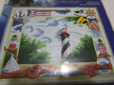 Nautical Samplings Counted Cross Stitch Kit #010-0301 (2002, Platinum Collection