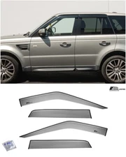 EOS Visors For 06-13 Range Rover Sport Smoke Tinted Side Vent Window Rain Guards