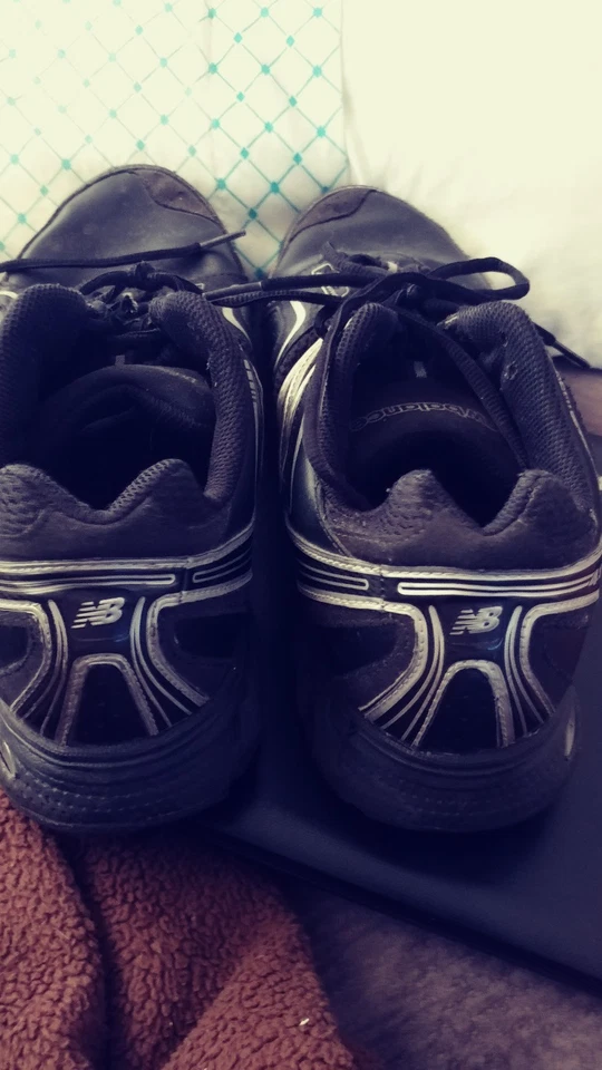 ZAPATOS DEPORTIVOS HOMBRE NEW BALANCE 416 ENTRENAMIENTO CUERO NEGRO TALLA 12 EE MX416BL Foto 4 de 4