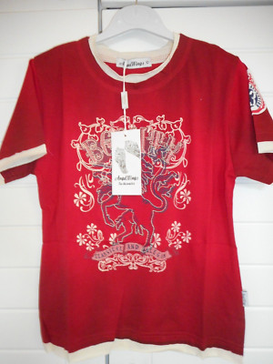 neues cooles Einhorn Shirt Angel Wings T-Shirt im Layerlook Gr. 152