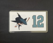 Patrick Marleau Equipment Bag Tag - San Jose Sharks Team Issue