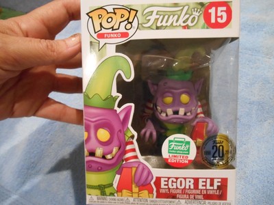NEW POP FUNKO 15  SPASTIC PLASTIC EGOR E.L.F. ELF LTD EDITION Wall Tub 