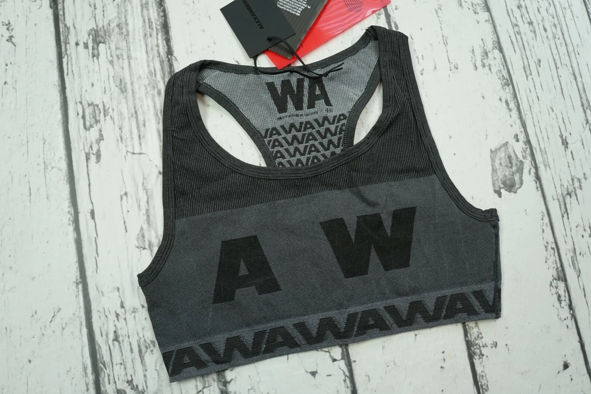 BNWT NEW Alexander Wang X H&M Activewear, Yoga Crop Fitness Sports Bra SIZE  M