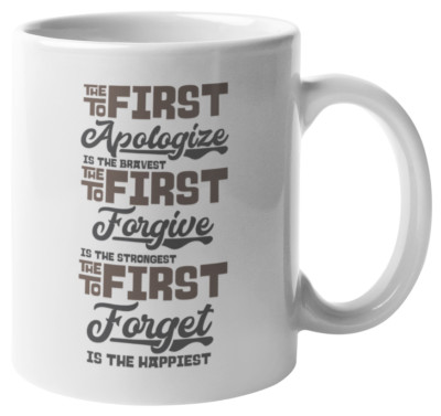 Inspirational Forgiveness Quotes Coffee & Tea Mug