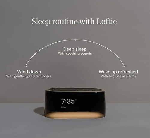 Loftie Smart Alarm Clock - Sound Machine, Bluetooth Speaker, Custom Alarms - Picture 19 of 19