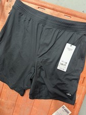 Alo 7? Conquer React Performance Shorts - Men?s Medium $78 Black