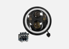 FARO A LED VESPA PX 125 150 200 FANALE ANTERIORE LUCE BIANCA COMPLETO