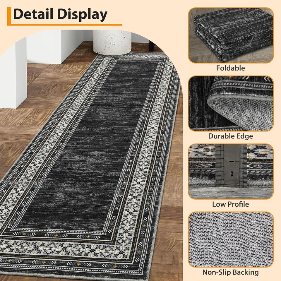Velvet Rug Rip Soft Pearl Velvet Rug for Living Room 8x10 Folding Geometric Accent ...