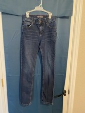 Tommy Hilfiger Kids Boy's Dark Wash Slim Fit Denim Jeans Size 12
