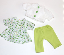Puppenkleidung für die Babypuppe 25 cm, Klei...