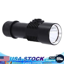 Underwater Flashlight Professional Diving Light LED Waterproof Dive Scuba Lamp