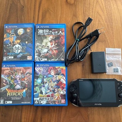SONY PS Vita PCH-2000 Console  Excellent Khaki + Charger, games, memory card