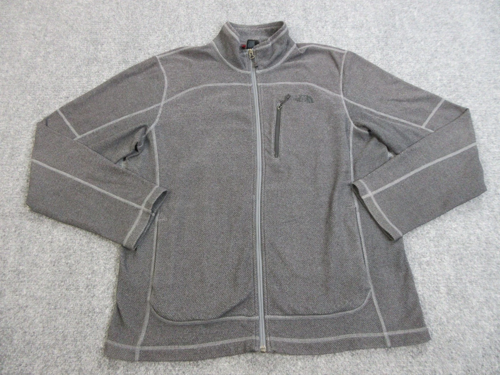 North Face Jacket Mens Large Gray Full Zip Fleece Thermal Stretch Outdoor Layer
Opens in a new windo
