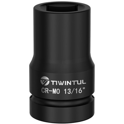 1316'' Impact Socket 1'' Drive Square 6 Point Design Crmo Large Impact Socket Ansi