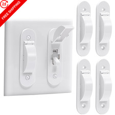 Wall Switch Guard, Child Proof Light Cover Guard 4 Pack, White