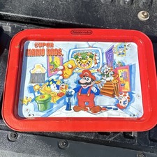Nintendo Super Mario Bros. Metal Tray 1989 Collectible Video Game Memorabilia