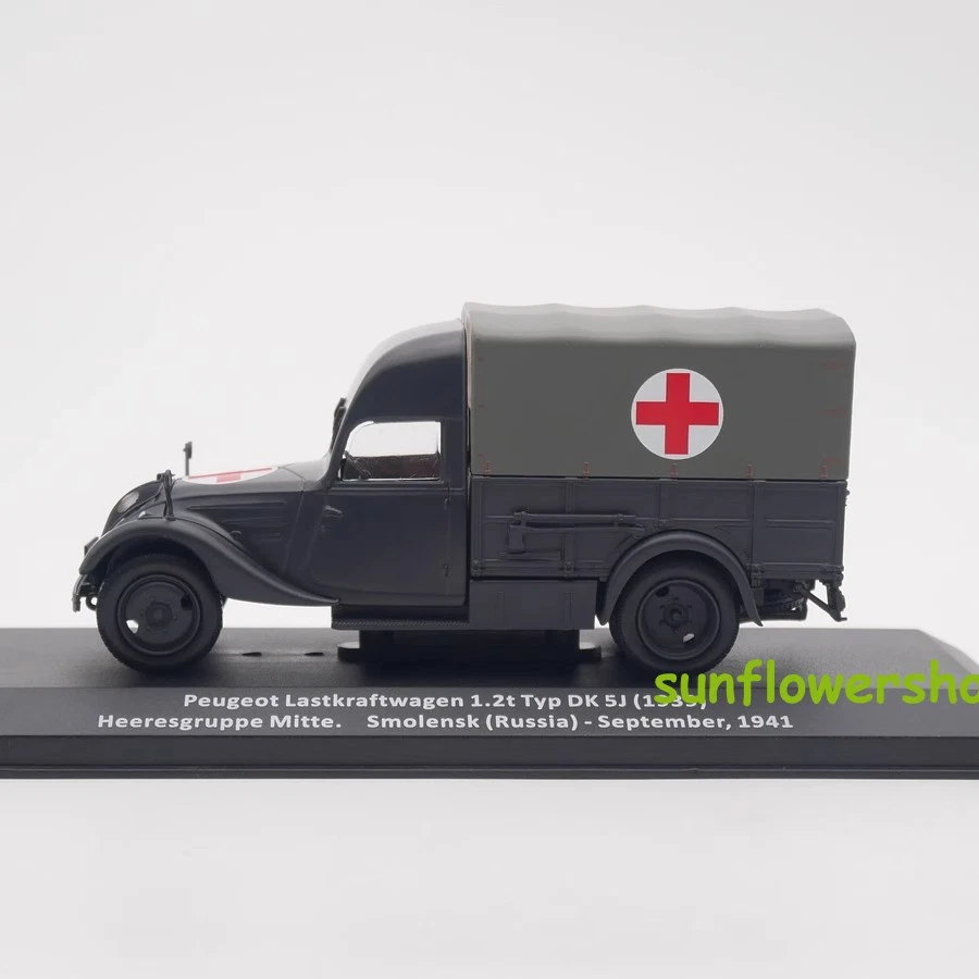 1: 43 Peugeot DK 5J 1941 Peugeot Truck WWII French Military Ambulance Model - Image 2 of 4