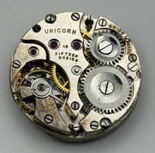 Rolex Unicorno Orologio Movimento 15 Rubini Carica Manuale Ricambi Vintage Riparazione 23,3mm