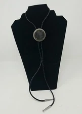 1884-O Morgan Silver Dollar Bolo Tie Cord Tips #20431