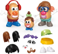 POTATO HEAD Create Your Family Set with 44 Parts and Pieces, Creative Toddler an