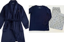 NWT, Boys POLO RALPH LAUREN SET. Pajamas  Robe. Size M 10-12 . Eu 148/152