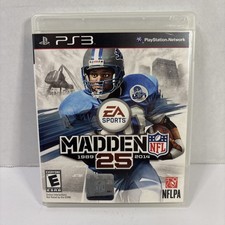 Madden NFL 25 PS3 Sony PlayStation 3 Complete CIB Barry Sanders Detroit Lions