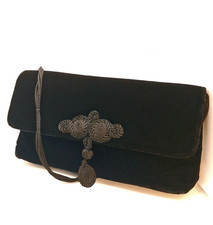 TALBOTS Vintage 1980s Black Velvet Evening Cl...