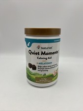 NaturVet Quiet Moments Plus Melatonin Calming Aid for Dogs 180ct Soft Chew
