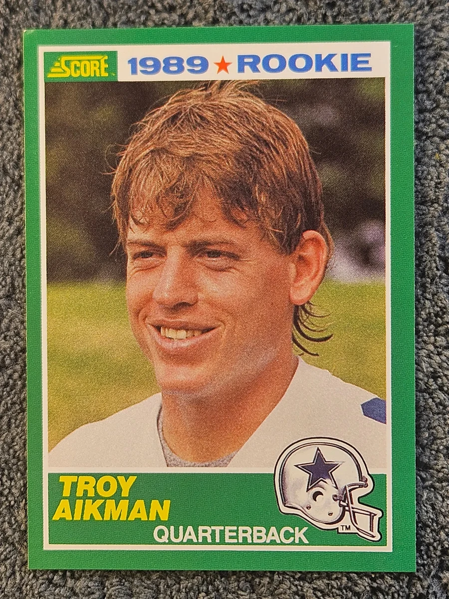 Troy Aikman Football SCORE Sports Trading Cards for sale | eBay