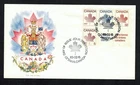 Canada #946 b, 1983 32¢ Maple Leaf booklet pane, R. G. Sharpe (RGS) cachet FDC