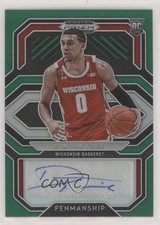 2021 Panini Prizm Draft Picks College Penmanship Green D'Mitrik Trice Auto 03rx