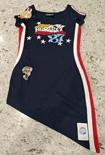 Women's Platinum Fubu Globetrotters Harlem 75th Anniversary Dress, Small