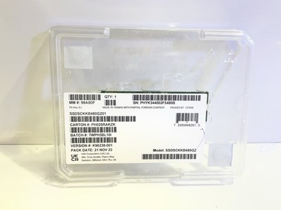 Intel SSDSCKKB480GZ01 480GB D3-S4520 M.2 80mm SATA SSD 6Gb/s | eBay