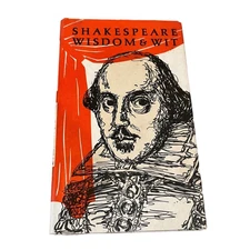 SHAKESPEARE WISDOM & WIT 1967 Peter Pauper Press HC and dust-jacket ED. Babcock