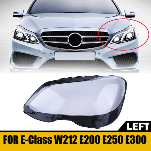 Left Side Clear Headlight Cover for Mercedes-benz E Class W212 E350 LCI 2014-16 - Picture 1 of 11