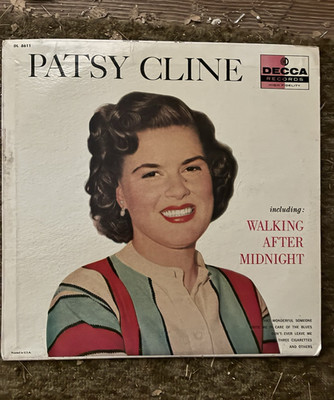 Patsy Cline Patsy Cline Decca 12'' 33 RPM Black Vinyl LP DL 8611