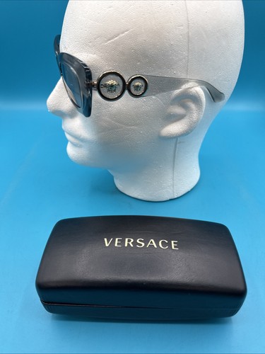Versace Medusa 96 Mod 4328 5206/6V Smoke Clear Sunglasses With Case Preowned - Picture 2 of 13