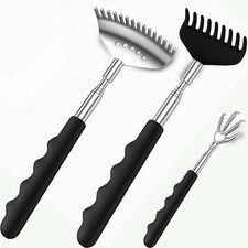 Extendable Back Scratcher, Stainless Steel Portable Telescoping Back