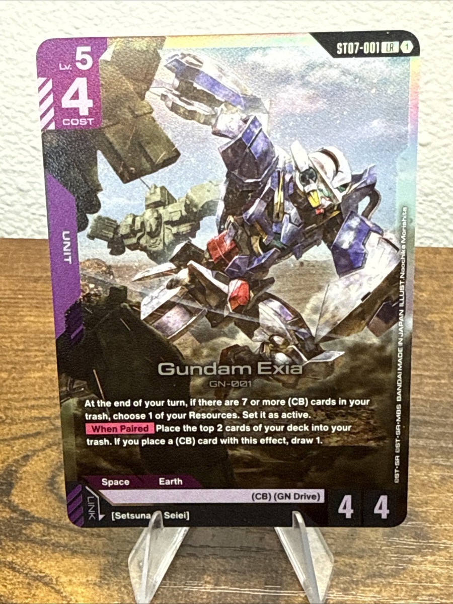 Gundam Exia ST07-001 LR Starter Deck Celestial Drive TCG | eBay