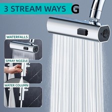 3in1 Kitchen Sink Faucet Connector,Spray Nozzle,Rotating,increase water pressure