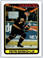 1990-91 O-Pee-Chee Petri Skriko Vancouver Canucks #316