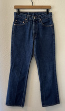 Vintage Levis 517 Jeans 28x29 Blue Denim Bootcut Western Mid Rise Classic