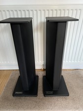 Atacama SE24 Supporto per altoparlanti nero (altezza 60 cm) riempito di sabbia.