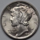 1945-S 10C Mercury Dime #123