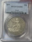 1877 $1 PROOF TRADE DOLLAR - PCGS GENUINE!