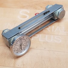 Hydro-Craft HSG-66-5 Slight Level Guage, 5", W/Dial Thermometer - USED